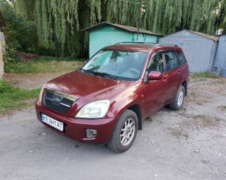 Красный Чери Тигго, объемом двигателя 2.4 л и пробегом 149 тыс. км за 4200 $, фото 1 на Automoto.ua