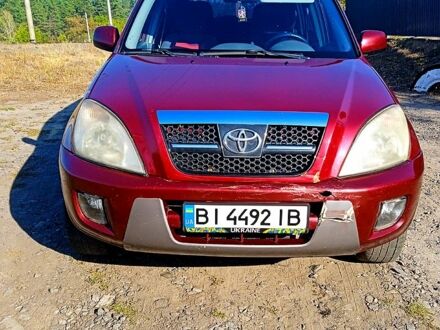 Чери Тигго 2008 в Полтаве на Automoto.ua Красный Чери Тигго, объемом двигателя 2 л и пробегом 179 тыс. км за 3500 $, фото 1 на Automoto.ua