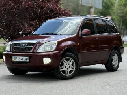 Чери Тигго 2008 в Днепре (Днепропетровске) на Automoto.ua Красный Чери Тигго, объемом двигателя 2.4 л и пробегом 183 тыс. км за 3599 $, фото 1 на Automoto.ua