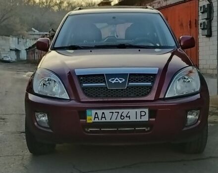 Красный Чери Тигго, объемом двигателя 2.4 л и пробегом 104 тыс. км за 3950 $, фото 1 на Automoto.ua