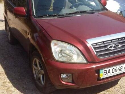 Красный Чери Тигго, объемом двигателя 2.35 л и пробегом 42 тыс. км за 5200 $, фото 1 на Automoto.ua