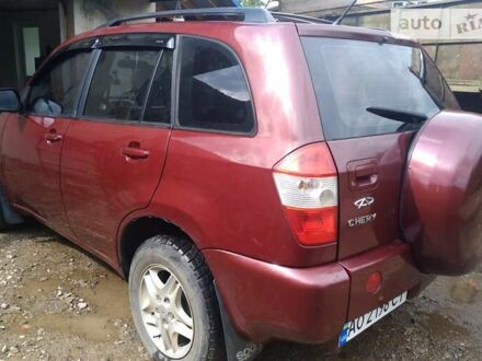 Чери Тигго 2008 в Межгорье на Automoto.ua Красный Чери Тигго, объемом двигателя 2 л и пробегом 152 тыс. км за 3500 $, фото 1 на Automoto.ua