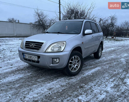 Серый Чери Тигго, объемом двигателя 2.35 л и пробегом 100 тыс. км за 3999 $, фото 1 на Automoto.ua