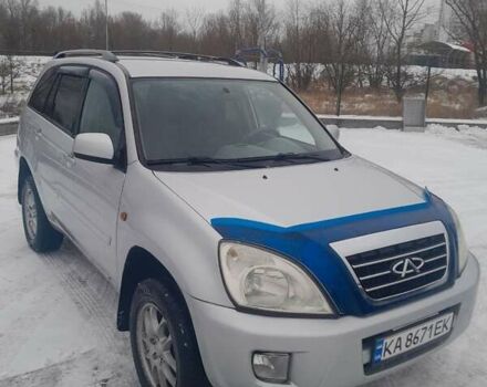 Серый Чери Тигго, объемом двигателя 2.4 л и пробегом 167 тыс. км за 5000 $, фото 1 на Automoto.ua