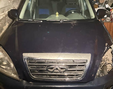 Синий Чери Тигго, объемом двигателя 2 л и пробегом 135 тыс. км за 850 $, фото 1 на Automoto.ua
