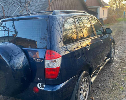 Синий Чери Тигго, объемом двигателя 2.4 л и пробегом 166 тыс. км за 2900 $, фото 3 на Automoto.ua