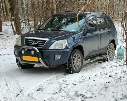Синий Чери Тигго, объемом двигателя 2.4 л и пробегом 190 тыс. км за 3500 $, фото 4 на Automoto.ua