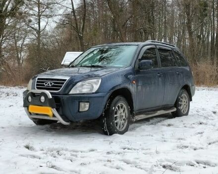 Синий Чери Тигго, объемом двигателя 2.4 л и пробегом 190 тыс. км за 3500 $, фото 3 на Automoto.ua