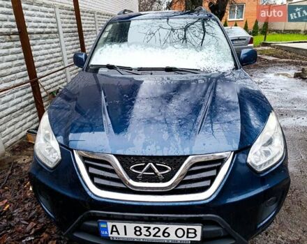 Синий Чери Тигго, объемом двигателя 1.85 л и пробегом 155 тыс. км за 4000 $, фото 1 на Automoto.ua