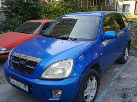Синий Чери Тигго, объемом двигателя 2 л и пробегом 190 тыс. км за 4100 $, фото 1 на Automoto.ua