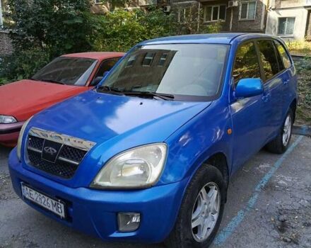 Синий Чери Тигго, объемом двигателя 2 л и пробегом 190 тыс. км за 4100 $, фото 1 на Automoto.ua