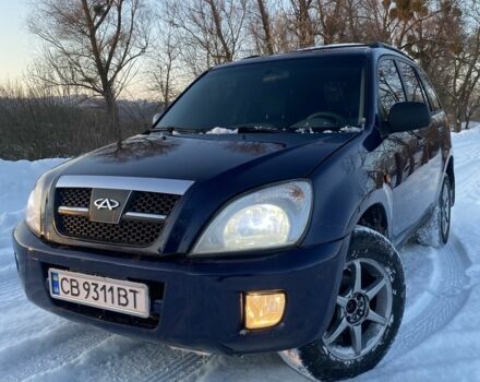 Синий Чери Тигго, объемом двигателя 2 л и пробегом 270 тыс. км за 3750 $, фото 1 на Automoto.ua