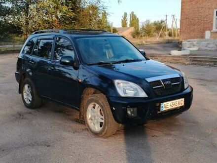 Синій Чері Тігго, об'ємом двигуна 2 л та пробігом 227 тис. км за 3000 $, фото 1 на Automoto.ua