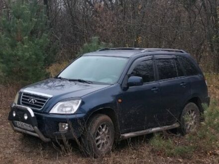 Синий Чери Тигго, объемом двигателя 2.4 л и пробегом 190 тыс. км за 3500 $, фото 1 на Automoto.ua