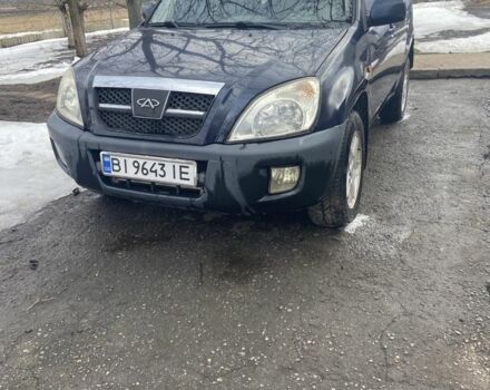 Синій Чері Тігго, об'ємом двигуна 2 л та пробігом 135 тис. км за 3500 $, фото 1 на Automoto.ua