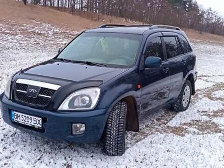 Чери Тигго 2008 в Липовой Долине на Automoto.ua Синий Чери Тигго, объемом двигателя 2 л и пробегом 221 тыс. км за 3800 $, фото 1 на Automoto.ua
