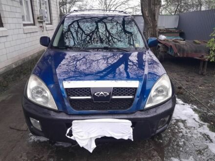 Синий Чери Тигго, объемом двигателя 2.4 л и пробегом 245 тыс. км за 3500 $, фото 1 на Automoto.ua