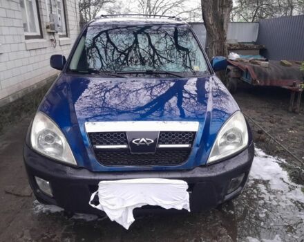 Синий Чери Тигго, объемом двигателя 2.4 л и пробегом 245 тыс. км за 3500 $, фото 1 на Automoto.ua
