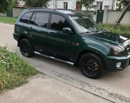 Зеленый Чери Тигго, объемом двигателя 2.4 л и пробегом 212 тыс. км за 4500 $, фото 1 на Automoto.ua