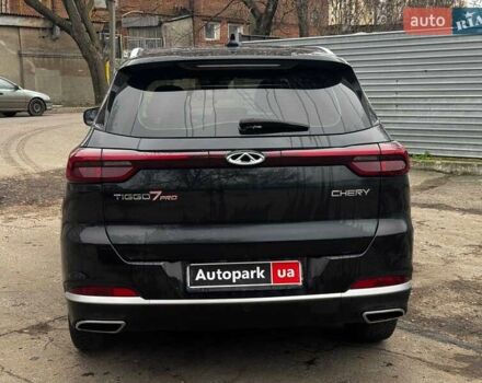Черный Чери Tiggo 7 Pro, объемом двигателя 1.5 л и пробегом 20 тыс. км за 12990 $, фото 3 на Automoto.ua