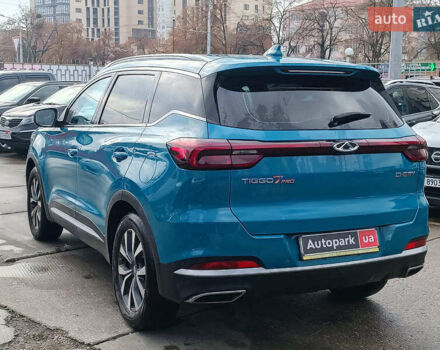 Синий Чери Tiggo 7 Pro, объемом двигателя 1.5 л и пробегом 30 тыс. км за 14990 $, фото 8 на Automoto.ua