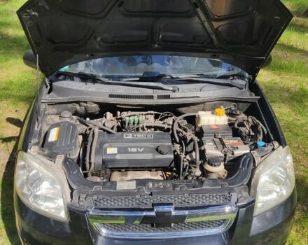 Черный Шевроле Авео, объемом двигателя 1.4 л и пробегом 194 тыс. км за 4100 $, фото 2 на Automoto.ua