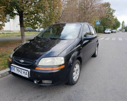 Черный Шевроле Авео, объемом двигателя 1.5 л и пробегом 394 тыс. км за 2900 $, фото 2 на Automoto.ua