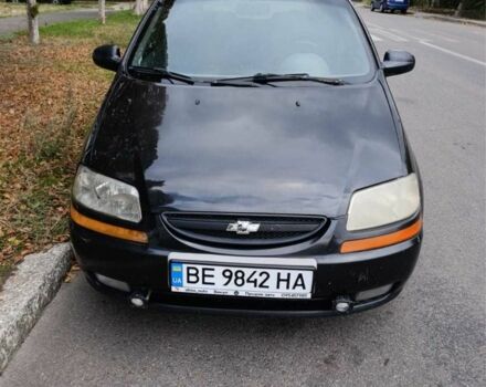 Черный Шевроле Авео, объемом двигателя 1.5 л и пробегом 394 тыс. км за 2900 $, фото 1 на Automoto.ua