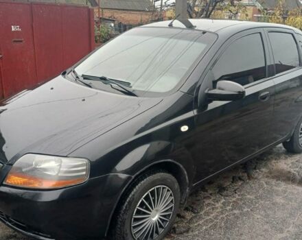 Черный Шевроле Авео, объемом двигателя 10 л и пробегом 185 тыс. км за 3500 $, фото 1 на Automoto.ua