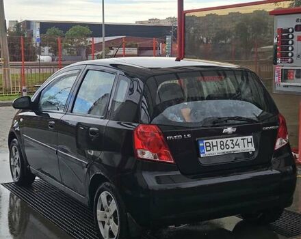 Черный Шевроле Авео, объемом двигателя 1.5 л и пробегом 212 тыс. км за 3000 $, фото 3 на Automoto.ua