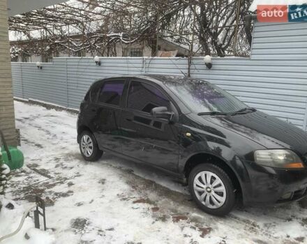 Черный Шевроле Авео, объемом двигателя 1.5 л и пробегом 265 тыс. км за 2950 $, фото 1 на Automoto.ua