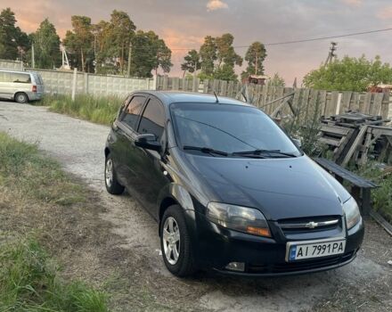 Черный Шевроле Авео, объемом двигателя 1.5 л и пробегом 225 тыс. км за 3200 $, фото 1 на Automoto.ua