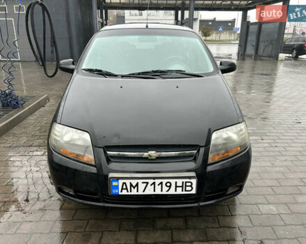 Черный Шевроле Авео, объемом двигателя 1.5 л и пробегом 203 тыс. км за 3000 $, фото 2 на Automoto.ua
