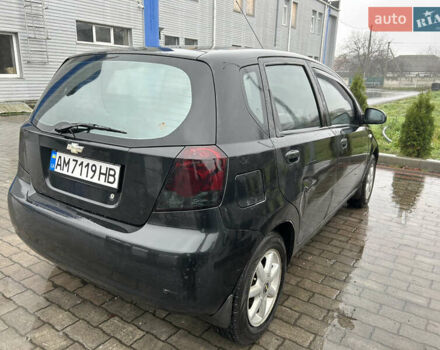 Черный Шевроле Авео, объемом двигателя 1.5 л и пробегом 203 тыс. км за 3000 $, фото 7 на Automoto.ua