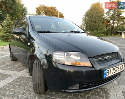 Черный Шевроле Авео, объемом двигателя 1.5 л и пробегом 230 тыс. км за 3700 $, фото 2 на Automoto.ua