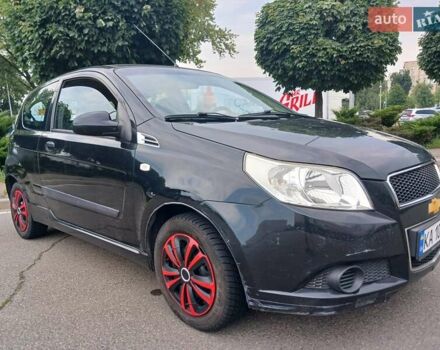 Черный Шевроле Авео, объемом двигателя 1.4 л и пробегом 220 тыс. км за 3100 $, фото 3 на Automoto.ua
