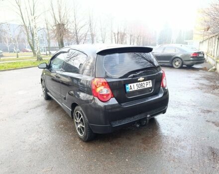 Черный Шевроле Авео, объемом двигателя 1.5 л и пробегом 191 тыс. км за 4500 $, фото 4 на Automoto.ua