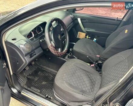 Черный Шевроле Авео, объемом двигателя 1.5 л и пробегом 196 тыс. км за 4500 $, фото 2 на Automoto.ua