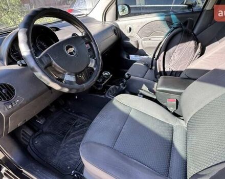Черный Шевроле Авео, объемом двигателя 1.5 л и пробегом 180 тыс. км за 4200 $, фото 4 на Automoto.ua
