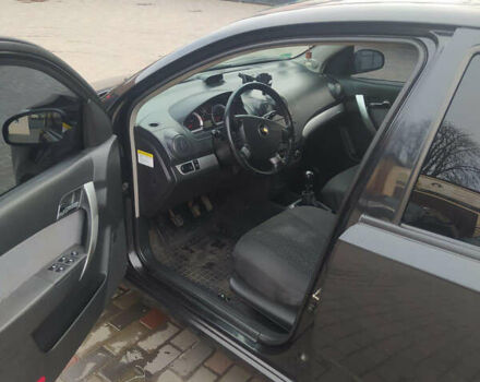 Черный Шевроле Авео, объемом двигателя 1.4 л и пробегом 177 тыс. км за 4100 $, фото 9 на Automoto.ua