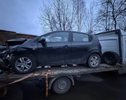 Черный Шевроле Авео, объемом двигателя 1.2 л и пробегом 130 тыс. км за 2250 $, фото 1 на Automoto.ua