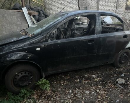 Черный Шевроле Авео, объемом двигателя 1.5 л и пробегом 200 тыс. км за 639 $, фото 3 на Automoto.ua