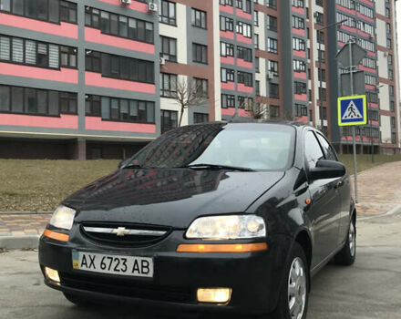 Черный Шевроле Авео, объемом двигателя 1.5 л и пробегом 202 тыс. км за 3444 $, фото 2 на Automoto.ua