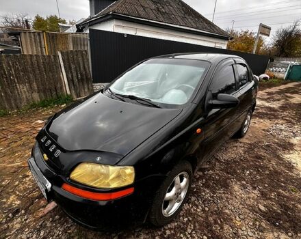 Черный Шевроле Авео, объемом двигателя 1.5 л и пробегом 211 тыс. км за 1800 $, фото 1 на Automoto.ua