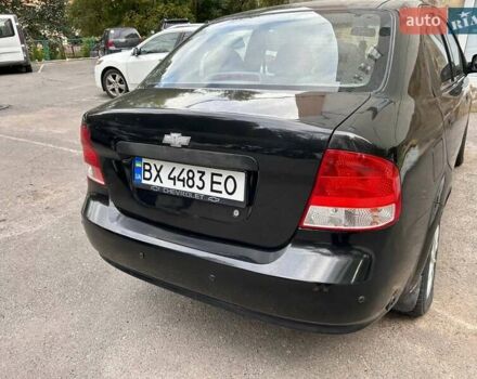 Черный Шевроле Авео, объемом двигателя 1.5 л и пробегом 221 тыс. км за 3200 $, фото 2 на Automoto.ua