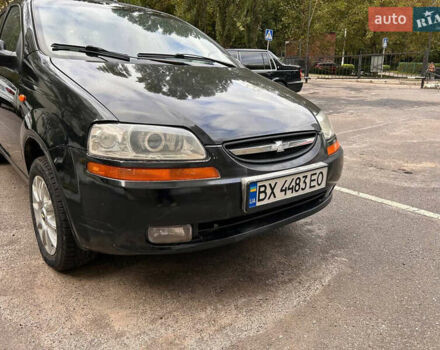 Чорний Шевроле Авео, об'ємом двигуна 1.5 л та пробігом 221 тис. км за 3500 $, фото 1 на Automoto.ua