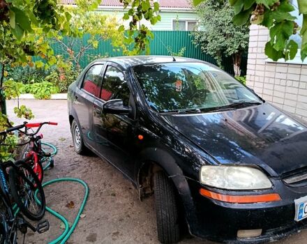 Черный Шевроле Авео, объемом двигателя 1.5 л и пробегом 240 тыс. км за 1300 $, фото 1 на Automoto.ua