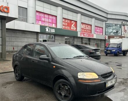 Черный Шевроле Авео, объемом двигателя 1.5 л и пробегом 200 тыс. км за 1450 $, фото 1 на Automoto.ua