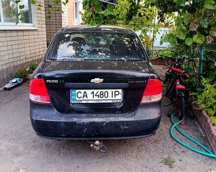 Черный Шевроле Авео, объемом двигателя 1.5 л и пробегом 240 тыс. км за 1300 $, фото 3 на Automoto.ua