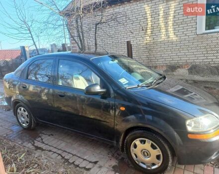 Черный Шевроле Авео, объемом двигателя 1.5 л и пробегом 150 тыс. км за 4500 $, фото 2 на Automoto.ua
